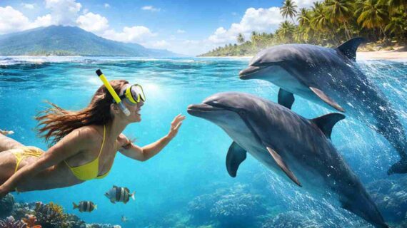 Is swimming with dolphins in Bali ethical?