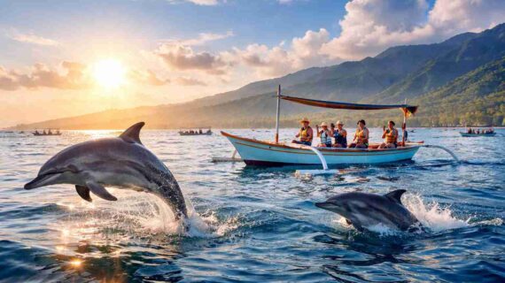 Where in Bali can you see dolphins?