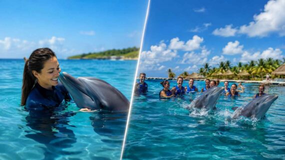 Private Dolphin Swimming Experience vs Group Tour